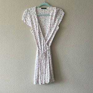 Brandi Melville floral wrap dress